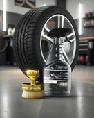 STEEP Ultimate Lastik ve Tampon Parlatıcı 500 Ml Gold Uygulama Fırçası thumbnail 5