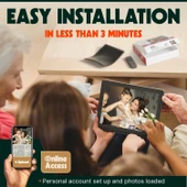 Pix-Star 15 Inc WiFi Dijital Resim Çerçevesi - Video ve Fotoğrafları Paylaşın thumbnail 2