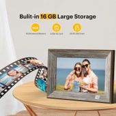 KODAK WiFi Dijital Resim Çerçevesi, 10.1 Inc Dokunmatik Ekran, 32GB Alan thumbnail 3