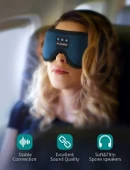 LC-dolida 3D Uyku Maskesi - Bluetooth Kablosuz Müzik - Lacivert thumbnail 4