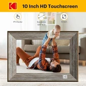 KODAK WiFi Dijital Resim Çerçevesi, 10.1 Inc Dokunmatik Ekran, 32GB Alan thumbnail 2