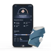 Owlet Dream Çorap - Akıllı Bebek Monitörü - Canlı Nabız, Oksijen Takibi - Mavi thumbnail 1