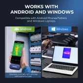 TOPDON TC001 Android için Termal Kamera, 256 x 192 IR Yüksek Çözünürlük - Mavi thumbnail 4