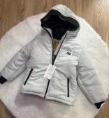 Cg Kids Gri Yandan Cepli içi kürklü Unisex Mont thumbnail 3