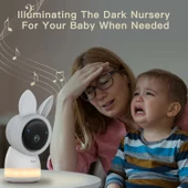 ARENTI WiFi Bebek Video Monitörü, Gece Görüşlü - Eklenti Kamera thumbnail 4