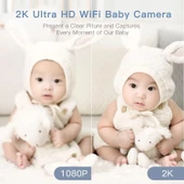 ARENTI WiFi Bebek Video Monitörü, Gece Görüşlü - Eklenti Kamera thumbnail 2