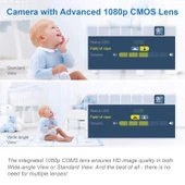 VTech VM928HD Pil Destekli Bebek Monitörü - 15 Saat Video Yayını - 5 Inc thumbnail 4