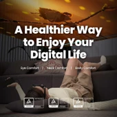 XREAL Air 2 AR Gözlük, 330 Inc 1080P, Oyun, Yayın ve Çalışma için İdeal thumbnail 4