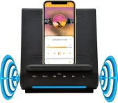 Azpen Hızlı Şarjlı Kablosuz Şarj Cihazı, Bluetooth Premium Hoparlörler thumbnail 4