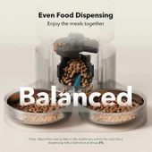 PETLIBRO İki Kedi ve Köpek İçin Otomatik Kedi Maması Dispenseri 5L - Siyah thumbnail 3