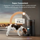 PETLIBRO Otomatik Kuru Mama Kabı 6L - Zaman Ayarlıdır - Siyah thumbnail 3