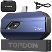 TOPDON TC001 Android için Termal Kamera, 256 x 192 IR Yüksek Çözünürlük - Mavi thumbnail 1