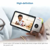 VTech VM928HD Pil Destekli Bebek Monitörü - 15 Saat Video Yayını - 5 Inc thumbnail 2