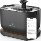 PETLIBRO Uygulama İzlemeli Kablosuz Pompalı Kedi Su Çeşmesi - Siyah thumbnail 1