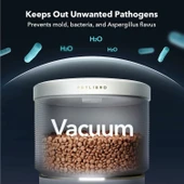 PETLIBRO Vakumlu Otomatik Kedi Besleyiciler, 8L/34 Bardak - Beyaz thumbnail 2