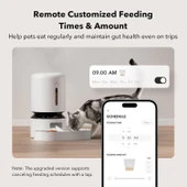PETLIBRO Otomatik Kedi Mama Kapları, 5G WiFi Evcil Hayvan Besleyici - Beyaz thumbnail 3