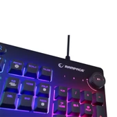 Rampage KB-GX65 SIMULA Siyah USB RGB Aydınlatmalı 4 Makro Tuşlu Bilek Destekli Gaming Oyuncu Klavyesi Rampage thumbnail 5