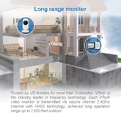 VTech VM819-2 Video Bebek Monitörü - 19 Saat Pil Ömrü - 2 Kamera thumbnail 3