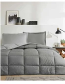 Özdilek %100 Pamuk (Çarşafı Lastikli) Çift Kişilik Yatak Seti-Colourist Kül Gri Silver thumbnail 1