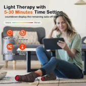 JOBYNA Ayak ve Ayak Bileği için Kızılötesi Işık, Tam Sarma 850nm Kızılötesi - 2 Adet thumbnail 3