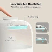 PETLIBRO Otomatik Kedi Maması Dispenseri, Kedi Besleyici Pilli - Beyaz thumbnail 2