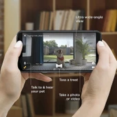 Petcube Bites 2 Wi-Fi Evcil Hayvan Kamerası, Otomatik Mama Kabı thumbnail 3