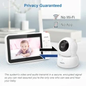 VTech VM924 Uzaktan Pan-Tilt-Zoom Videolu Bebek Monitörü, 5 Inc Ekran thumbnail 3