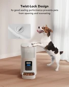 PETLIBRO Otomatik Kuru Mama Kabı 6L - Zaman Ayarlıdır - Gri thumbnail 3