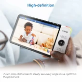 VTech VM919-2HD 2 Kameralı Video Monitörü, 15 Saat Video Akışı, 7 Inc thumbnail 3