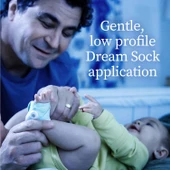 Owlet Dream Çorap - Akıllı Bebek Monitörü - Canlı Nabız, Oksijen Takibi - Gül Kurusu thumbnail 3