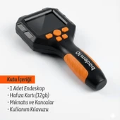 NT9463 Endüstriyel Ekranlı Endoskop 1080P 2.8 inch IPS 2 Metre Kılavuz Kameralı Tamir ve Sanayi İçin thumbnail 3