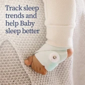 Owlet Dream Çorap - Akıllı Bebek Monitörü - Canlı Nabız, Oksijen Takibi - Yeşil thumbnail 2