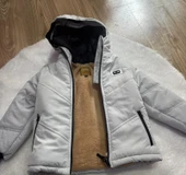 Cg Kids Gri Yandan Cepli içi kürklü Unisex Mont thumbnail 4