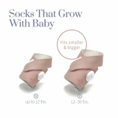 Owlet Dream Çorap - Akıllı Bebek Monitörü - Canlı Nabız, Oksijen Takibi - Gül Kurusu thumbnail 2