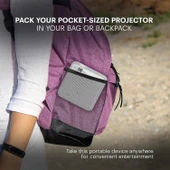 KODAK Luma 400 Taşınabilir HD Akıllı Projektör - Wi-Fi, Bluetooth 150 Inc thumbnail 4