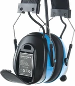 PROTEAR Bluetooth AM FM Radyo Kulaklıklar, 25dB Kulak Koruma - Açık Mavi thumbnail 4