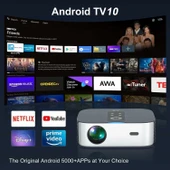 Artlii Play4 AutoFocus 5G WiFi Bluetooth Projektör 4K Destekli thumbnail 2