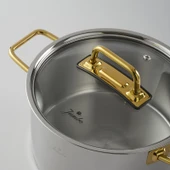 Jumbo Assos Midi 3'lü Titanyum Gold Tencere Seti thumbnail 1