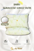 Bambu Yastık Silikon Elyaf Dolgulu Fermuarlı Yıkanabilir Antialerjik Yastık thumbnail 2