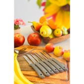 6'lı Orijinal Tırtıklı Meyve ve Sebze Bıçak Seti thumbnail 1