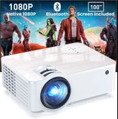 Groview 1080P Bluetooth Mini Projektör - 100 Inc thumbnail 1