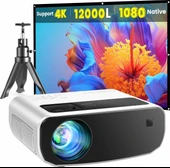 CiBest 1080P Full HD Taşınabilir Dış Mekan Projektörü, 12000L thumbnail 1