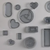 Karaca Glory Cam Antrasit Çerezlik 10 cm thumbnail 3