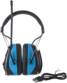 PROTEAR Bluetooth AM FM Radyo Kulaklıklar, 25dB Kulak Koruma - Açık Mavi thumbnail 2