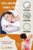 Visco Yastık Ortopedik Elyaf Dolgulu Klimalı Tombul Yastık thumbnail 1