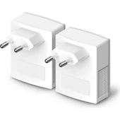 TP-Link TL-PA4010 KIT | Powerline Adaptör Seti | AV600 Mbps | Ethernet Port | Tak ve Çalıştır | Kolay Kurulum | Tüm Modem ve Router Modelleri ile Uyumludur thumbnail 2