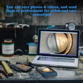 Teslong Rifle Boroskop, 0.2 Inc Çubuk Dijital Sılah Temizleme Kamerası thumbnail 4