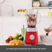 Karaca Multiblend Smoothie Blender Kırmızı 1000W thumbnail 4