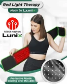 Lunix LX16 Kırmızı Işık Terapi Kemeri Dolasimi Artırın, Kasları Rahatlatın - Yeşil thumbnail 2