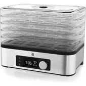 WMF Meyve ve Sebze Kurutma Makinesi 220W – 5 Kademeli, Sessiz Çalışma, Cromargan Paslanmaz Çelik, Almanya Üretimi, Siyah thumbnail 5